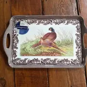 New Pimpernel Woodland Large Handled Tray Woodland Spot hunting pheasant