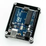 C4Labs Zebra Case kit for the Arduino Uno (not included) - Black Ice