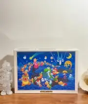Vtg 90s SEALED Mario Adventure Super Mario World Central Hobby Puzzle Japan