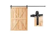3m Heavy Duty Sliding Barn Single Door Hardware Kit Damper Track Rail Roller System