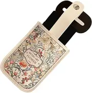 [Generic] Pull Out Card Holder, Blocking Credit Card Holder, Boho Style Multi-Slots Cover, 4.13x2.95x0.2 inches Small Board Container for Women, Secure and Stylish Wallet