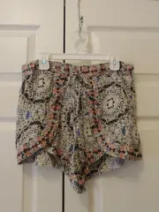 New Women En Creme South Moon Under Boho Rayon Shorts Size S