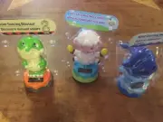 GREENBRIER- SOLOR DANCING WHALE, DINOSAUR, LAMB BOBBLEHEADS- NEW- LOT X3-