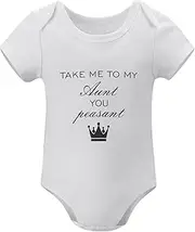 [WOOYONGING] Take Me To My Aunt You Peasant Newborn Take Me Home Outfit Short Sleeve Neutral Newborn Outfit White Baby Boy Onsi