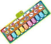 ERINGOGO Baby Music Mat Piano Toys for Boys and Girls Educational Music Playmat Interactive Floor Piano Mat Led Lights