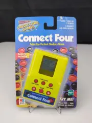 Connect Four Milton Bradley Hand-held Mini Electronic Game Credit Card Games