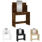 Dressing Table with Mirror Jewellery Table Vanity Table Vanity Desk vidaXL