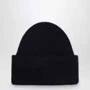 [Destin] Navy blue wool and cashmere beanie One size Blue