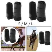 2x Horses Boots Guard Support Neoprene Leg Protection Equestrian Accessories