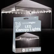 LED Canopy Tent Lights - 40ft String for 10x10 Tents, Outdoor Tailgate Essent...