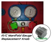 A/C Manifold Gauge Knob Harbor Freight U.S. General & Others (LOW / HIGH SIDE)