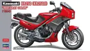 Hasegawa 21751 1/12 Scale Model Kit Kawasaki KR250 (KR250A)1984 Red/Gray Edition