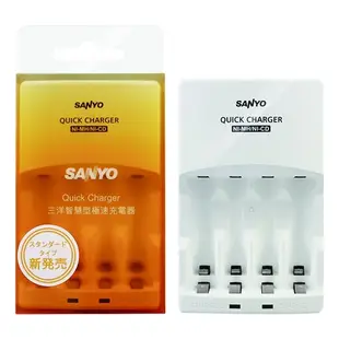 SANYO 台灣三洋 SYNC-N01 智慧型 極速充電器 3號電池 4號電池