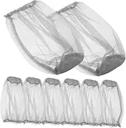 8Pcs Portable Mosquito Head Nets Lightweight Mesh Bug Protection for Outdoor Activities for Camping Fishing Hiking and Traveling