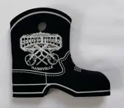 Second Fiddle Nashville Music City Can bottle Koozie Coolie Holder Cooler Huggie