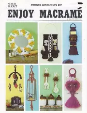 Enjoy Macrame May/June 1982 Vol. 6 No. 3 Newsletter Bird Cage & Owl Patterns