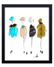 Ready2HangArt I Heard Framed Print Wall Art