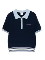 [Casablanca] Casablanca-Top In Maglia A Righe Con Cerniera Frontale-Donna XS