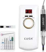L'UGX Rechargeable Nail Drill 30000RPM Professional Acrylic Nail Drill Machine with Corelss Motor, Portable Efile for Gel Nails Manicure Pedicure 0