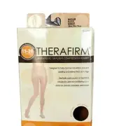 Therafirm Therapeutic Gradient Compression Black Hosiery 15-20 mmHg Medium NEW