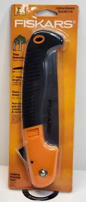 FISKARS FOLDING SAW 7" LOCKING BLADE Razor Sharp! BRAND NEW
