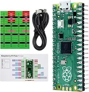 Freenove Raspberry Pi Pico Board Pre-Soldered Header, Dual-core Arm Cortex-M0+ Microcontroller, Development Board, Python C Java Code, Tutorial Example Projects