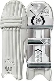 Gunn & Moore GM Cricket Batting Pads | Original Ltd Edition | Traditional Cotton & Cane | 1 Pair | White