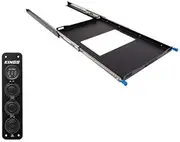 Titan 60L Medium Fridges Slide Twin Locking + 12v Accessory Panel Wired Fuse USB