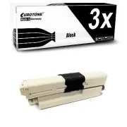 3x Eurotone Toner Of Black for OKI C-310-DN C-510-DN MC-362-DN C-511-DN