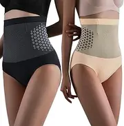 [Gkaopi] Shapewear for Women High Waist Tummy Control Knickers Breathable Hip Enhancer Shapewear Fat Burning Abdominal Control Butt Lifter Underwear for Women