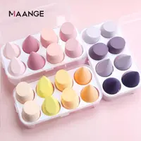 在飛比找momo購物網優惠-【MAANGE】盒裝美妝蛋 化妝海綿 化妝粉撲 彩妝蛋 8顆