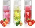 3Pcs Lip Oil Set, No-Sticky Gloss Lip Balm Lip Care,Fruit Flavoured Lip Oil for
