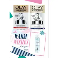 在飛比找蝦皮購物優惠-💕【OLAY 歐蕾】💪下單送能量💪微磁導入面膜套組🎉微磁導入