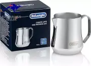 Milk Frothing Jug, 12 Oz, Stainless Steel Coffee Beans