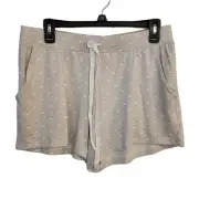 Croft & Barrow Gray/White Lounge Shorts, NWT, M
