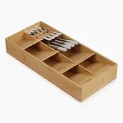 Joseph Joseph Large Bamboo Tiered Cutlery Drawer Organiser