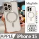 【透明髮絲紋磁吸】鏡頭全包防護 蘋果 iphone 15 / i15 手機殼 防摔magsafe磁吸 超優手感 保護殼保護套