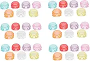 Healeved Pcs Ml Diamond Cream Boxes Makeup Dispenser Jars Spatula Mask Spoon Travel-friendly Containers