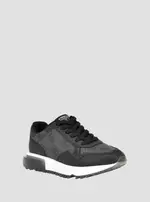 GUESS Women's Black Melany Logo Sneakers Size: 8