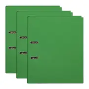 3x Marbig PE Lever Arch File Folder A4 Document Filing Organiser Holder Green