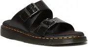 Dr. Martens Unisex Josef Analine Slide Sandal, Black, UK 9/US M10W11