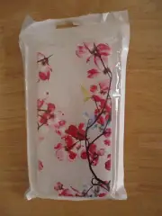 iPhone 6 & 6s Case Cover 4.7"- Red & Pink Floral Case - silicone gel soft bumper