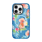iPhone 16 Pro Impact Case MagSafe Compatible Pastel Bouquet iPhone Case