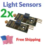2pcs Photoresistor Light Sensor Module for Arduino etc Free USA Shipping
