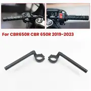 For CBR650R 650R 2019-2023 Motorcycle Black Left Right Handle Bar Clip-on Fork Tube Handlebars