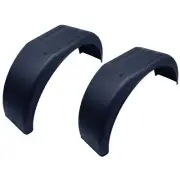 Mudguard for Trailer Wheels 13" Plastic PAIR / Wing / Fender TR003