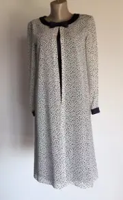 HANAE MORI LONG SLEEVE DRESS MADE IN JAPAN Size: 9A3 / M