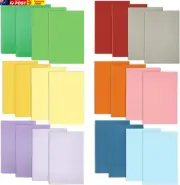 24Pack Mini Notebook Bulk, 3.5 X 5" Small Journal 36 Lined Pages(18 Sheets) Asso