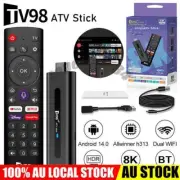 Media Player Fire TV Stick 8K HD Android 14.0 WiFi Bluetooth Voice Remote AU