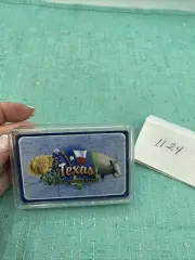 Brand New Texas Souvenir Playing Cards. Yellow Rose Of Texas & Armadillos